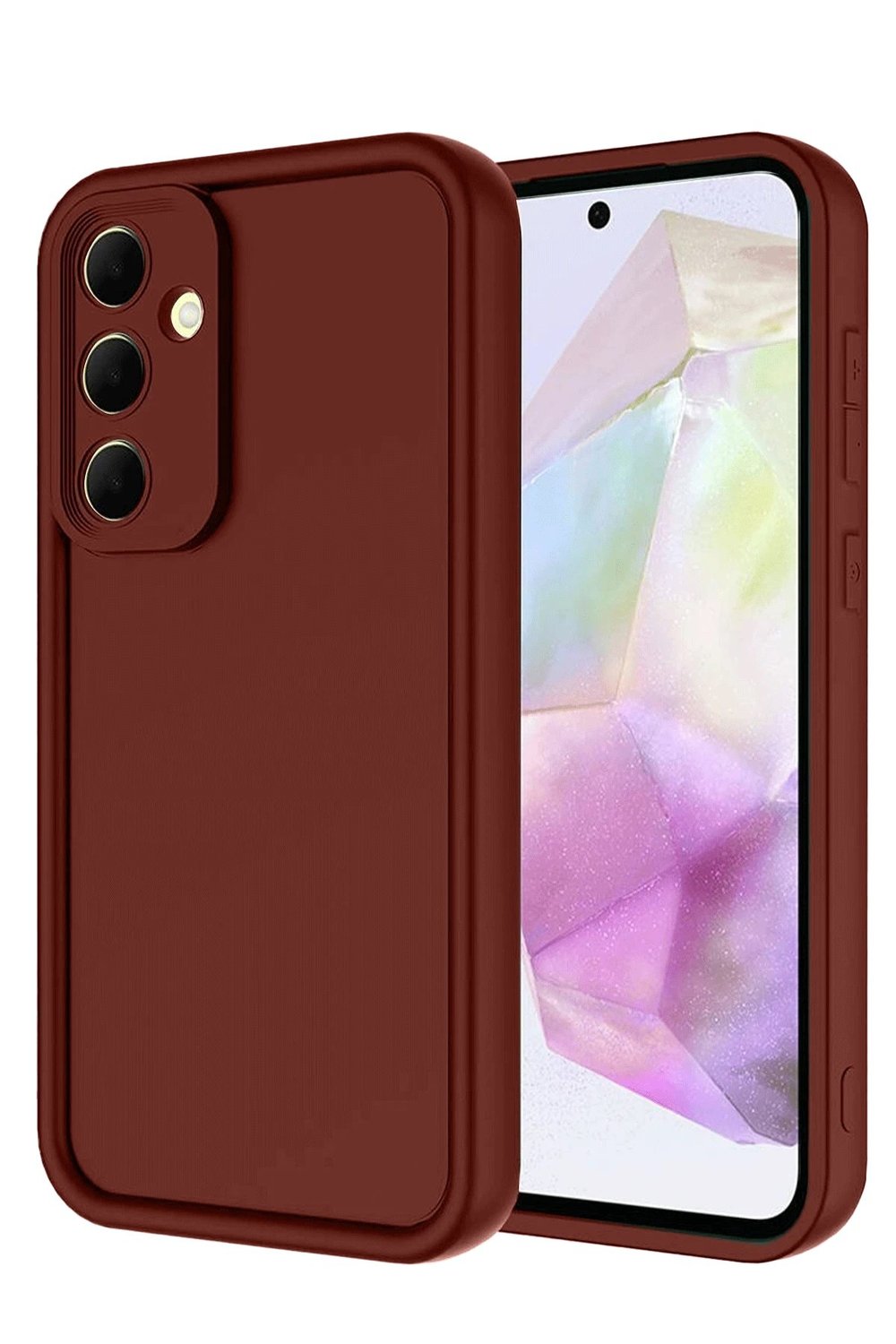 Mey İthalat®  Samsung Galaxy A26 Kılıf Viera Silikon - Bordo