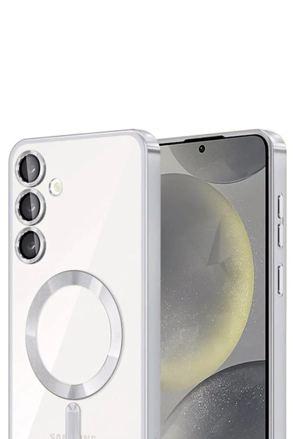 Mey İthalat®  Samsung Galaxy A26 Kross Magneticsafe Kapak - Gümüş