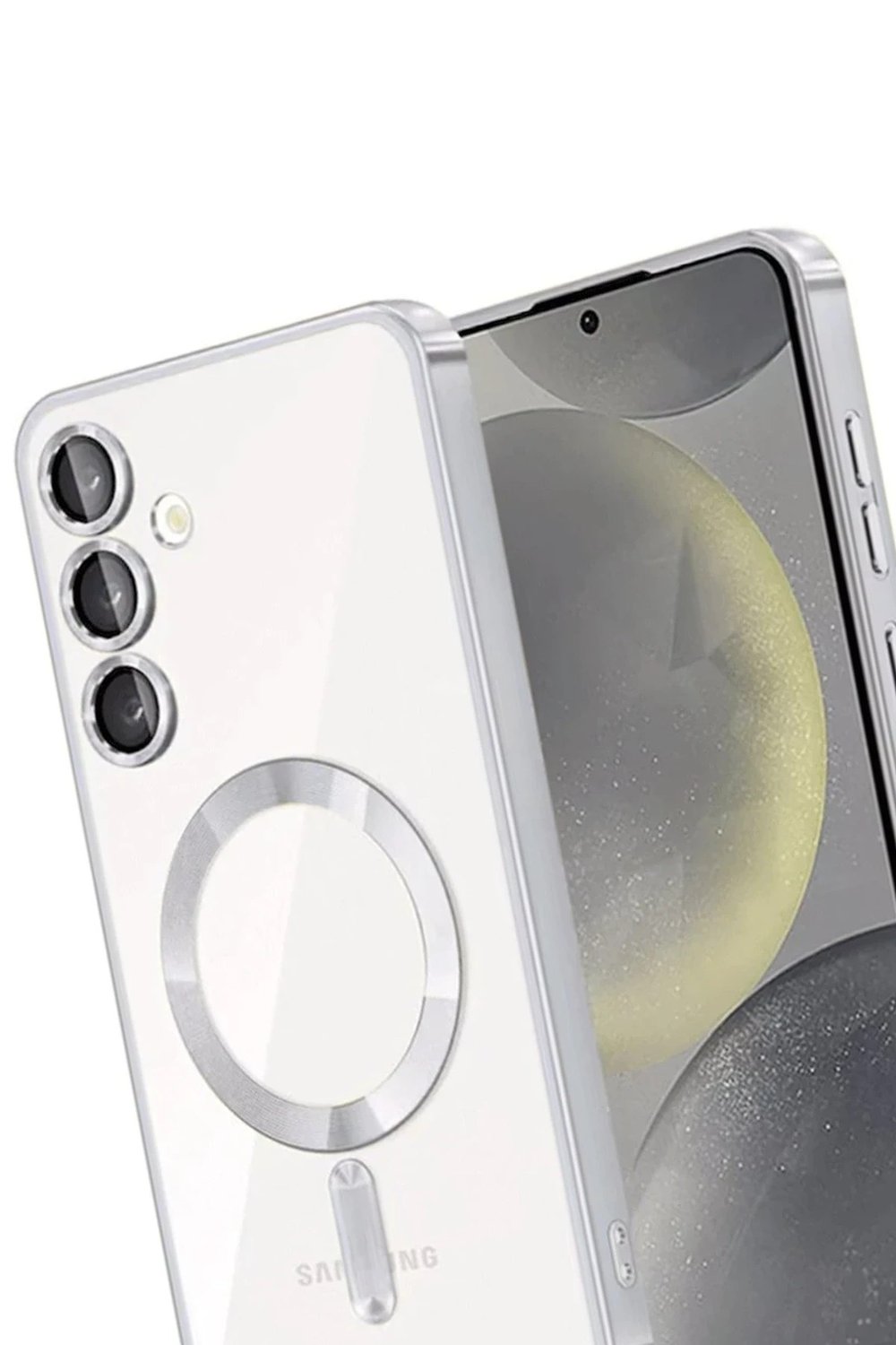 Mey İthalat®  Samsung Galaxy A26 Kross Magneticsafe Kapak - Gümüş