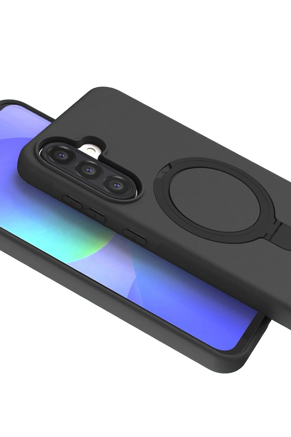 Mey İthalat®  Samsung Galaxy A26 Regal Magsafe Standlı Kapak - Siyah