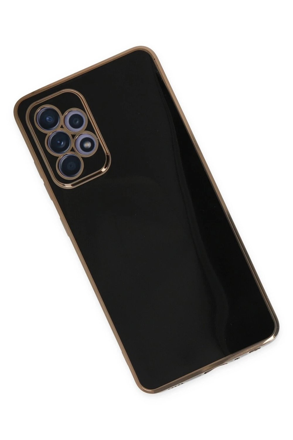 Mey İthalat®  Samsung Galaxy A32 Kılıf Volet Silikon - Siyah