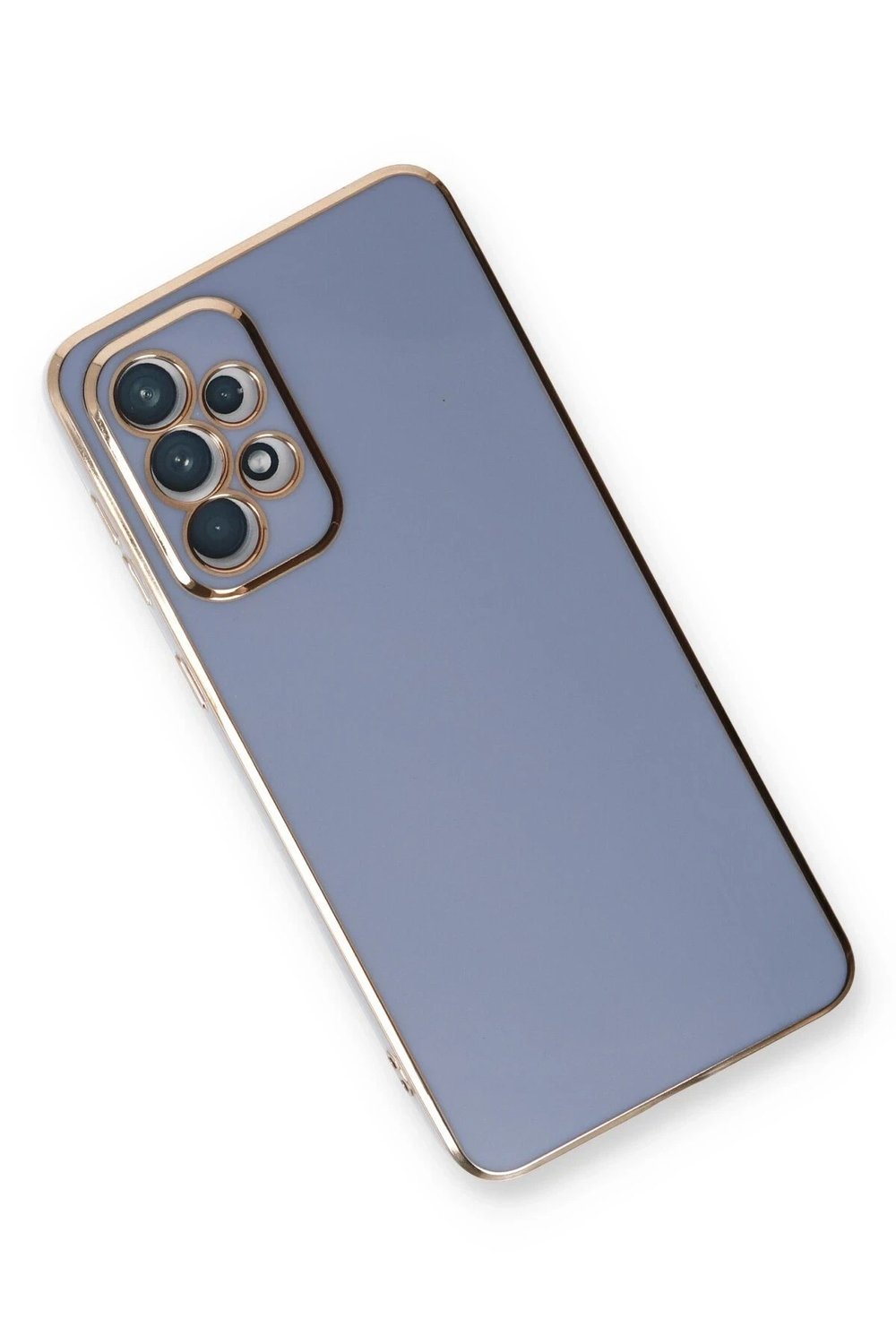 Mey İthalat®  Samsung Galaxy A33 5G Kılıf Volet Silikon - Mavi