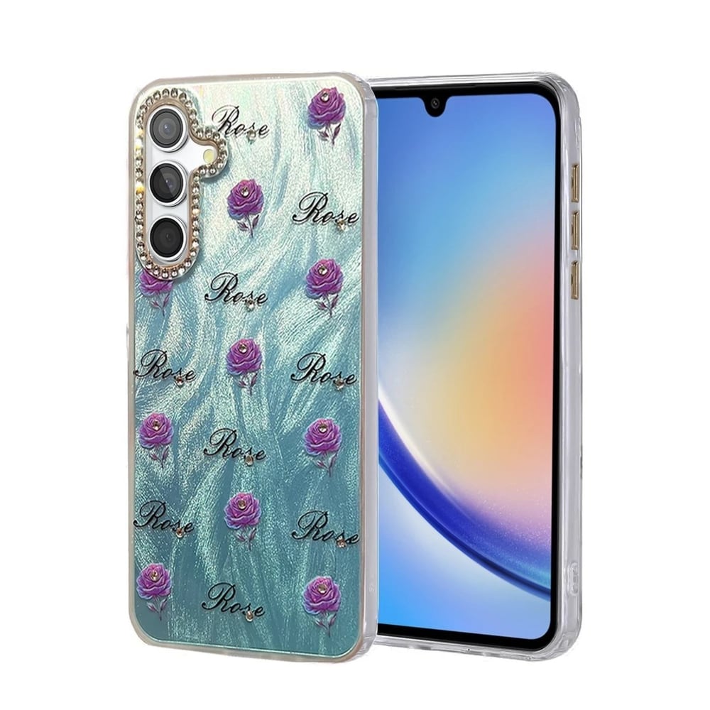 Mey İthalat®  Samsung Galaxy A34 5G Kılıf Blade Aynalı Desenli Kapak - Desen 9