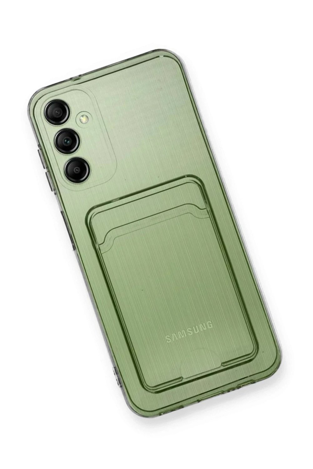 Mey İthalat®  Samsung Galaxy A35 5G Kılıf Kart Şeffaf Silikon - Şeffaf