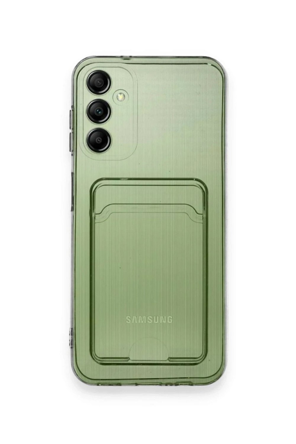 Mey İthalat®  Samsung Galaxy A35 5G Kılıf Kart Şeffaf Silikon - Şeffaf