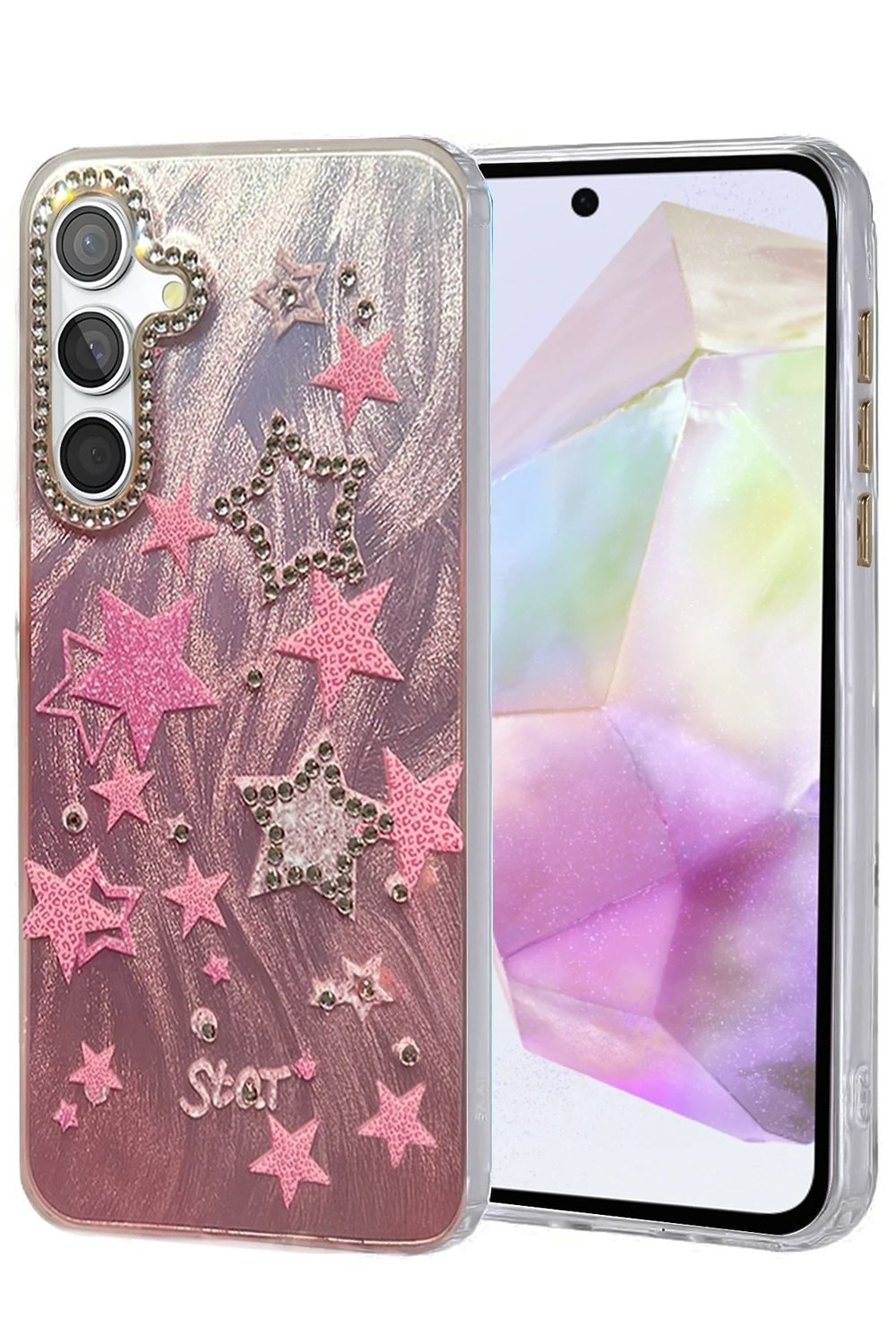 Mey İthalat®  Samsung Galaxy A35 5G Kılıf Blade Aynalı Desenli Kapak - Desen 7