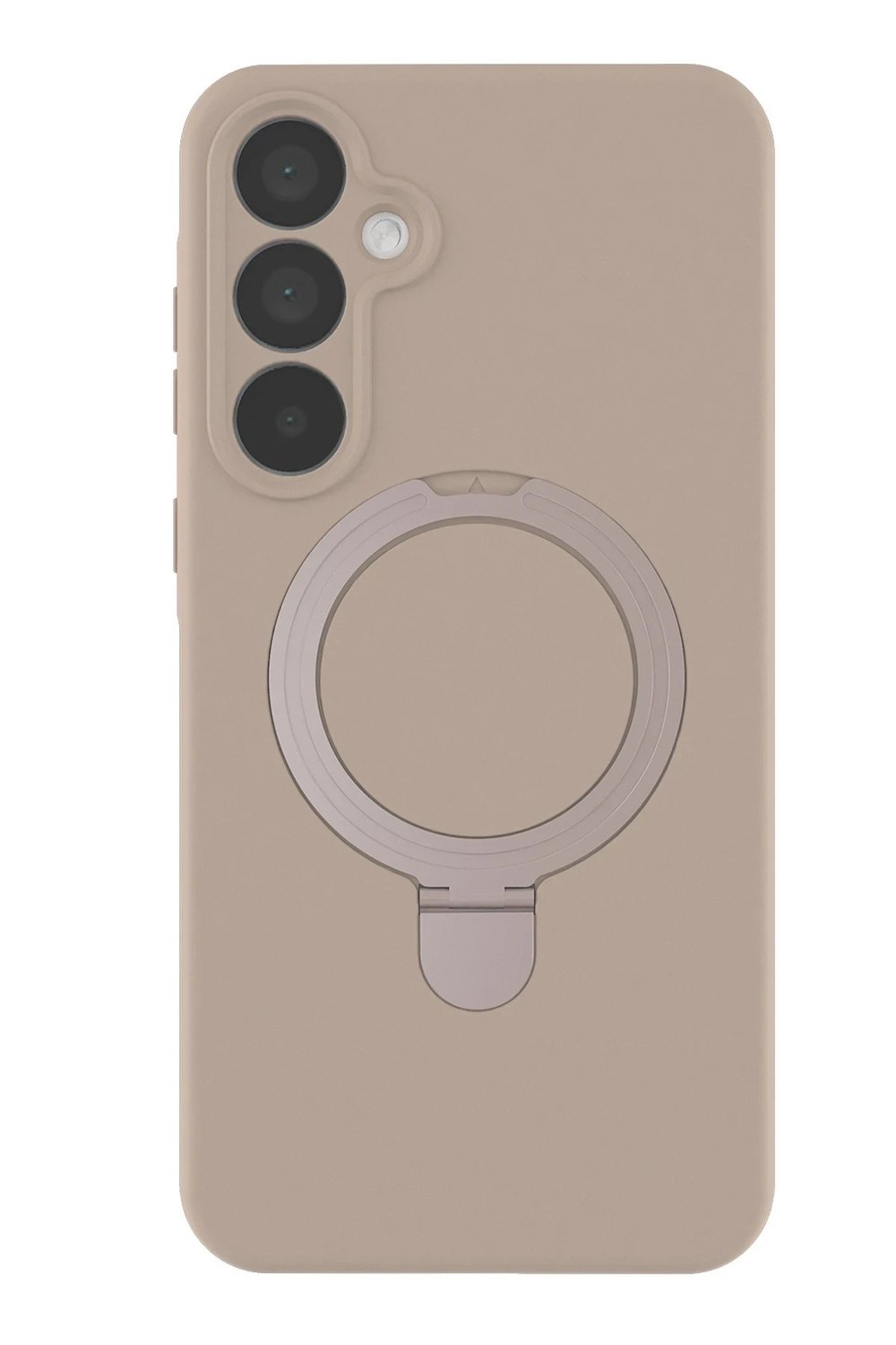 Mey İthalat®  Samsung Galaxy A35 5G Regal Magsafe Standlı Kapak - Çöl Titanyum