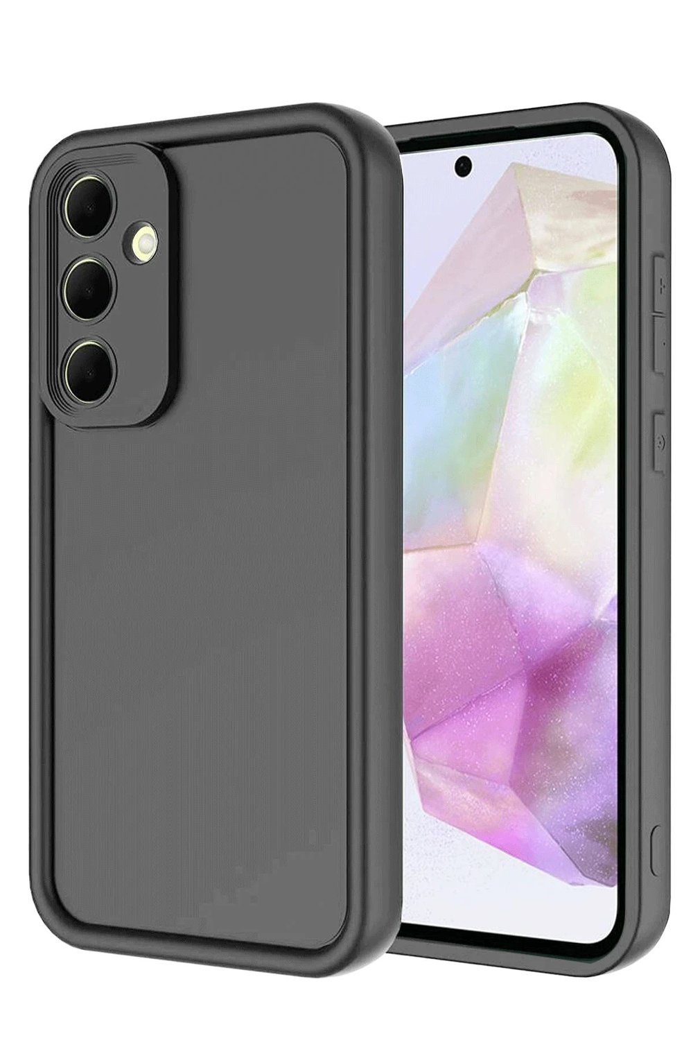 Mey İthalat®  Samsung Galaxy A36 Kılıf Viera Silikon - Gri