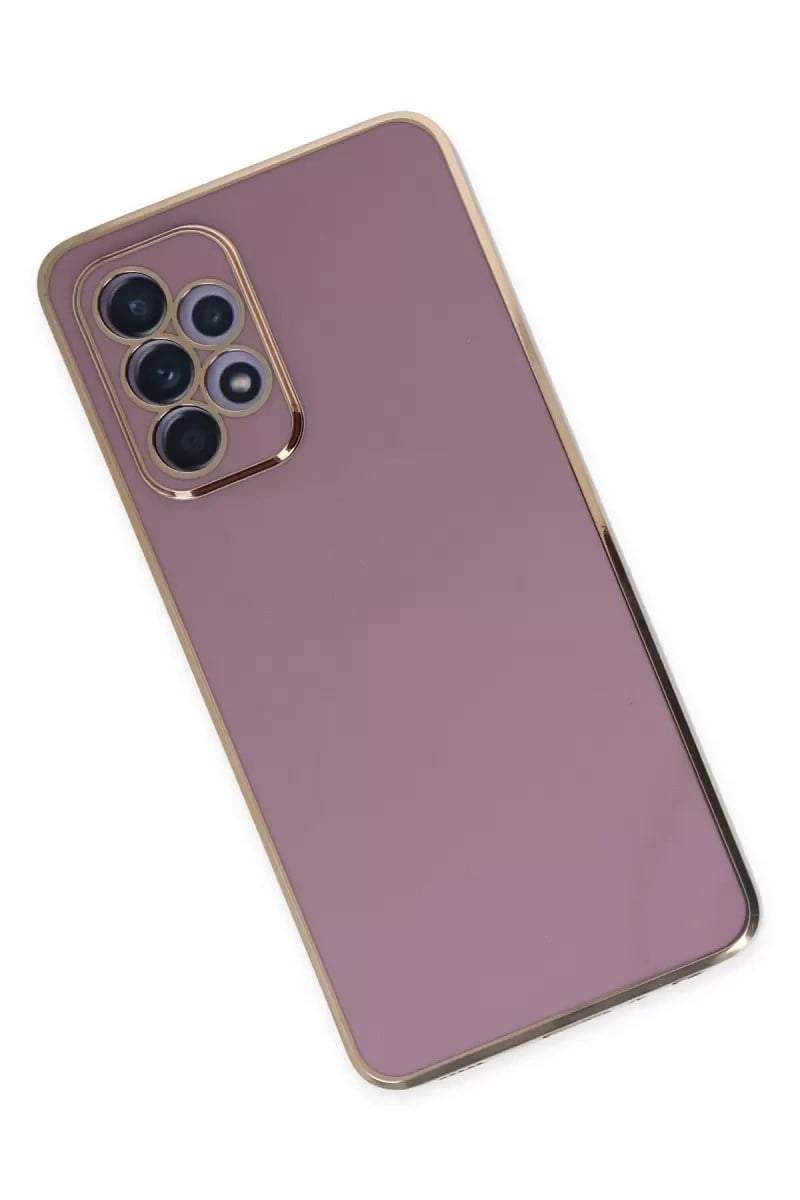 Mey İthalat®  Samsung Galaxy A52 Kılıf Volet Silikon - Mor