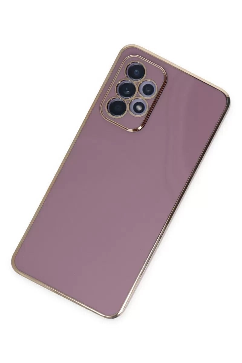Mey İthalat®  Samsung Galaxy A52 Kılıf Volet Silikon - Mor