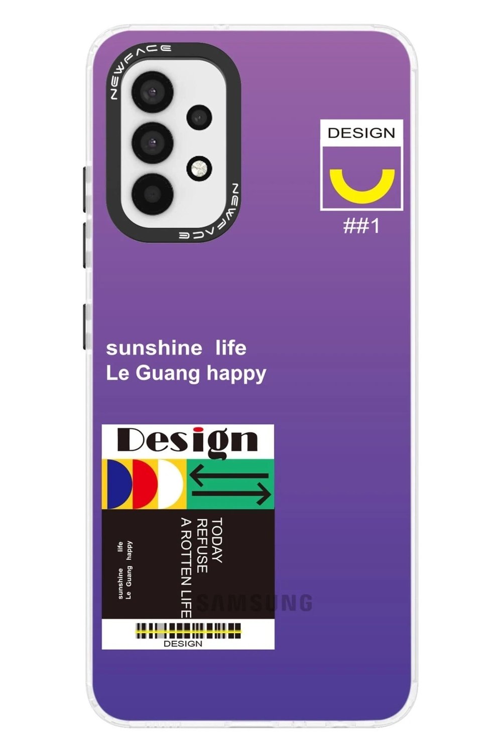 Mey İthalat®  Samsung Galaxy A53 5G Kılıf Estoril Desenli Kapak - Estoril - 4