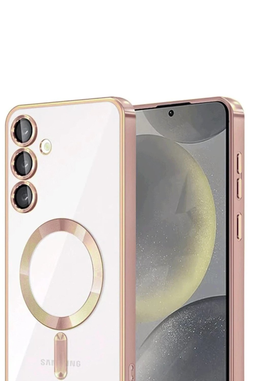 Mey İthalat®  Samsung Galaxy A54 5G Kross Magneticsafe Kapak - Rose