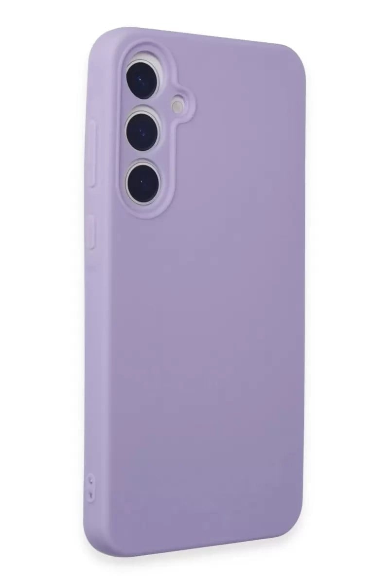 Mey İthalat®  Samsung Galaxy A55 5G Kılıf Nano içi Kadife Silikon - Lila