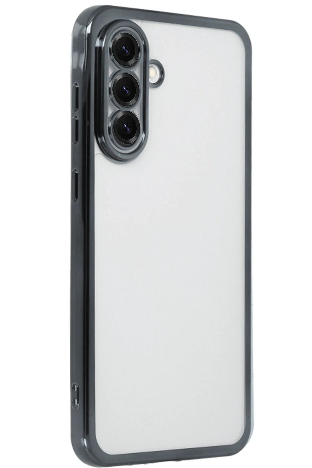 Mey İthalat®  Samsung Galaxy A56 Kılıf  Lensli Silikon - Siyah