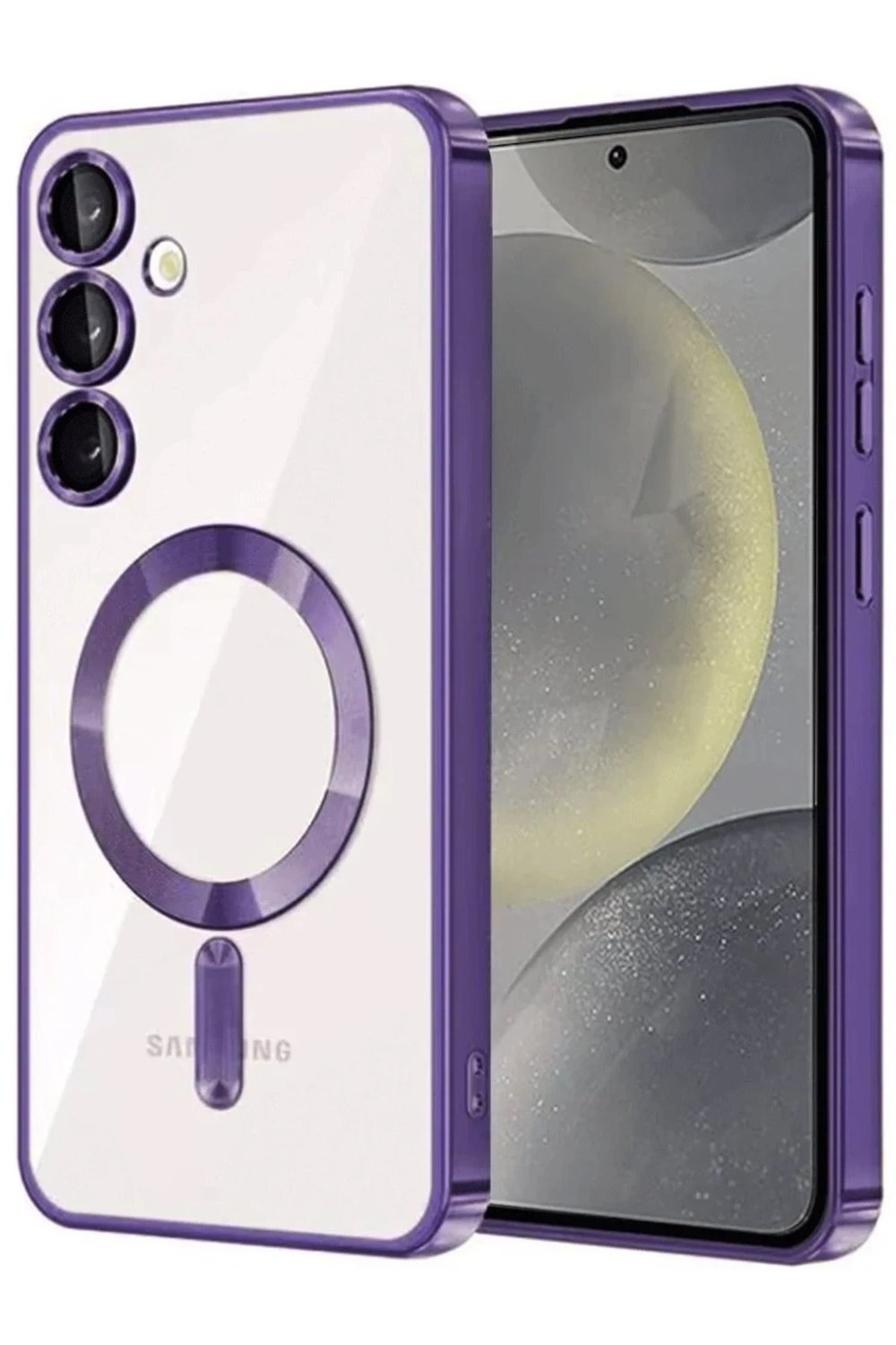 Mey İthalat®  Samsung Galaxy A56 Kross Magneticsafe Kapak - Mor