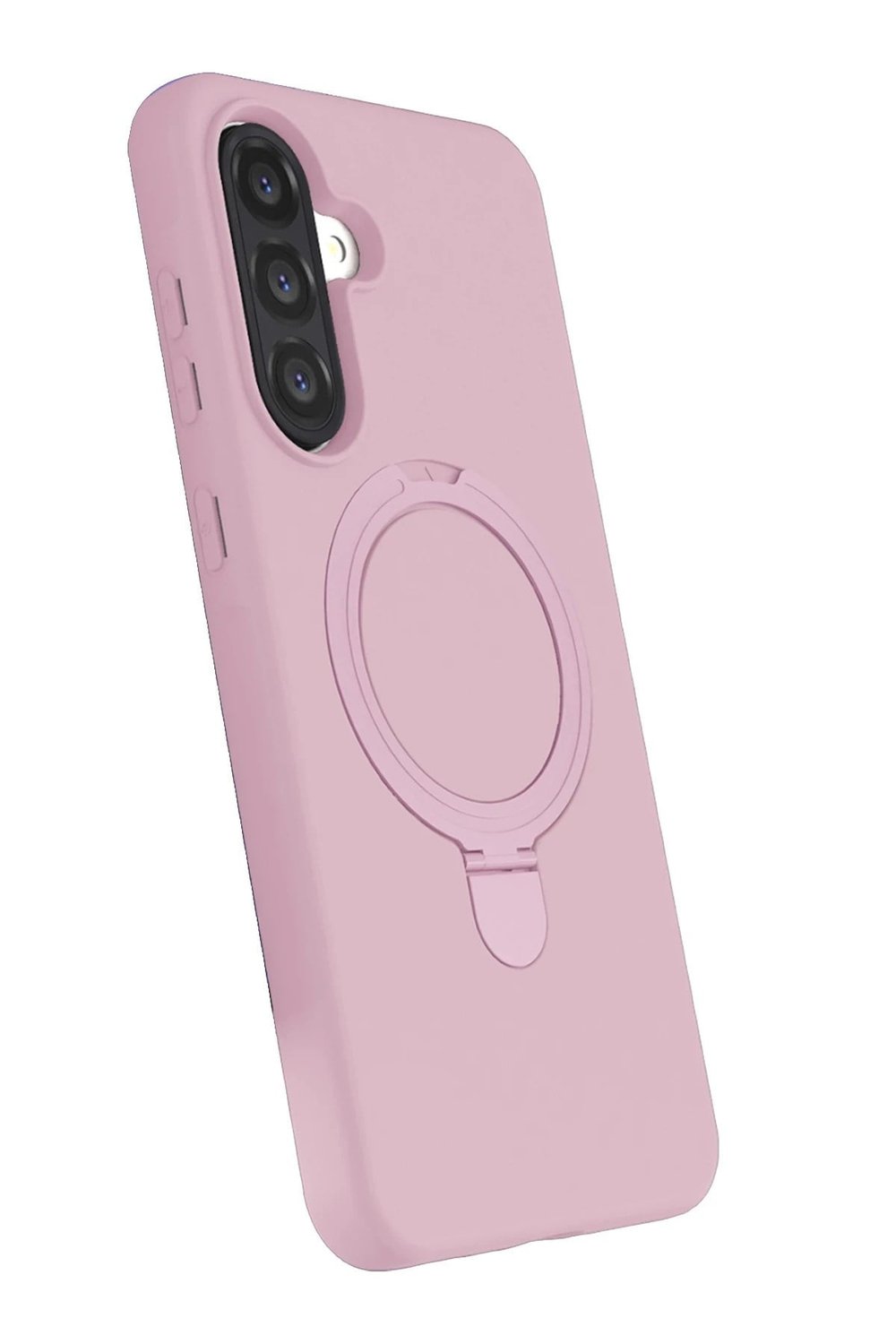 Mey İthalat®  Samsung Galaxy A56 Regal Magsafe Standlı Kapak - Açık Pembe