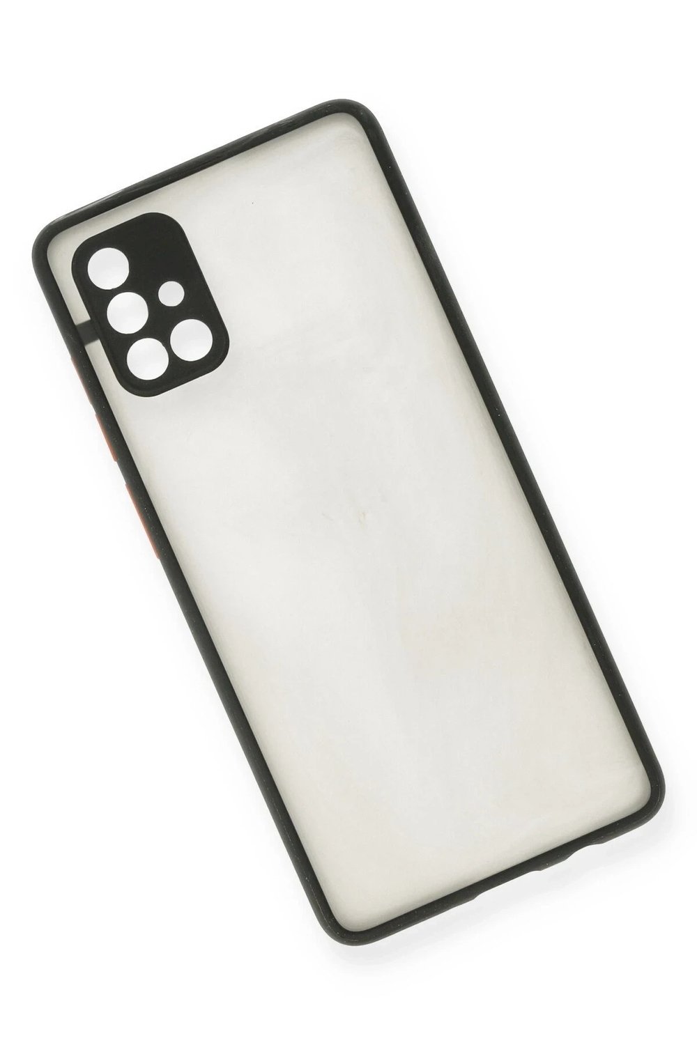 Mey İthalat®  Samsung Galaxy A71 Kılıf Montreal Silikon Kapak - Siyah