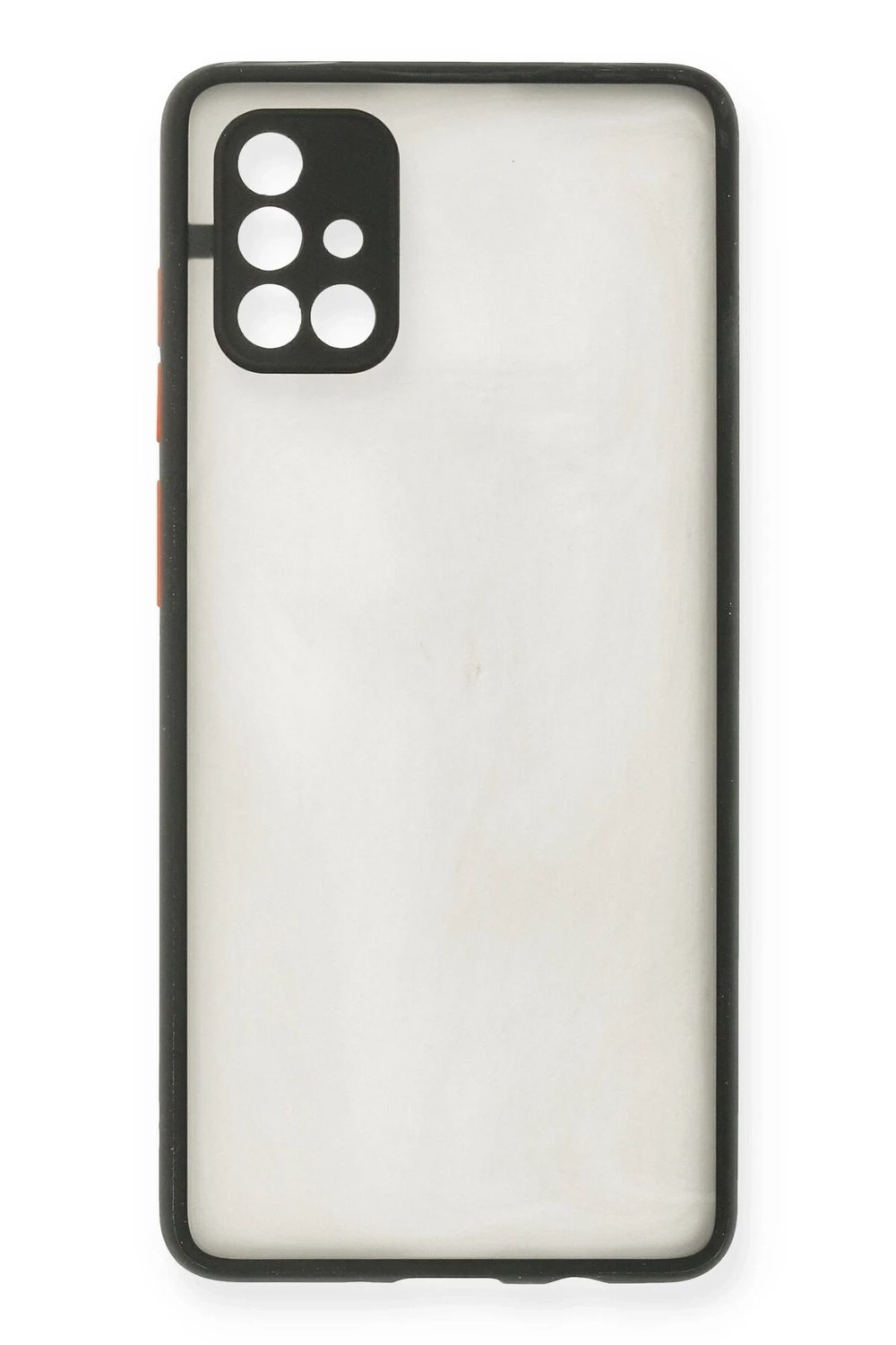 Mey İthalat®  Samsung Galaxy A71 Kılıf Montreal Silikon Kapak - Siyah
