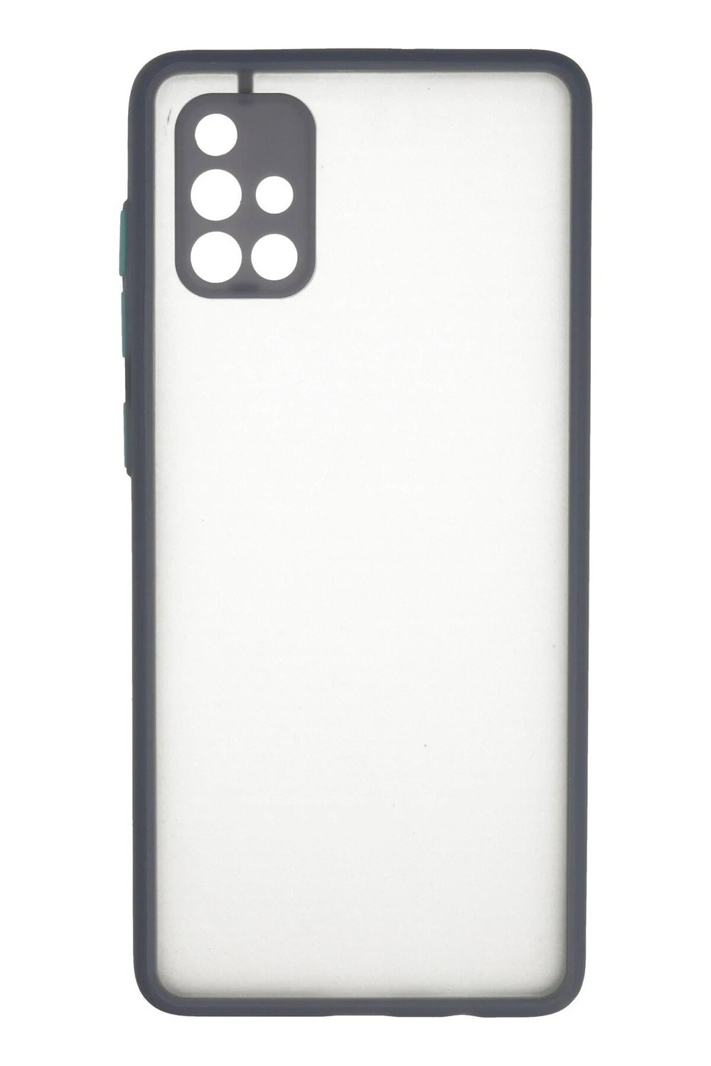 Mey İthalat®  Samsung Galaxy A71 Kılıf Montreal Silikon Kapak - Gri
