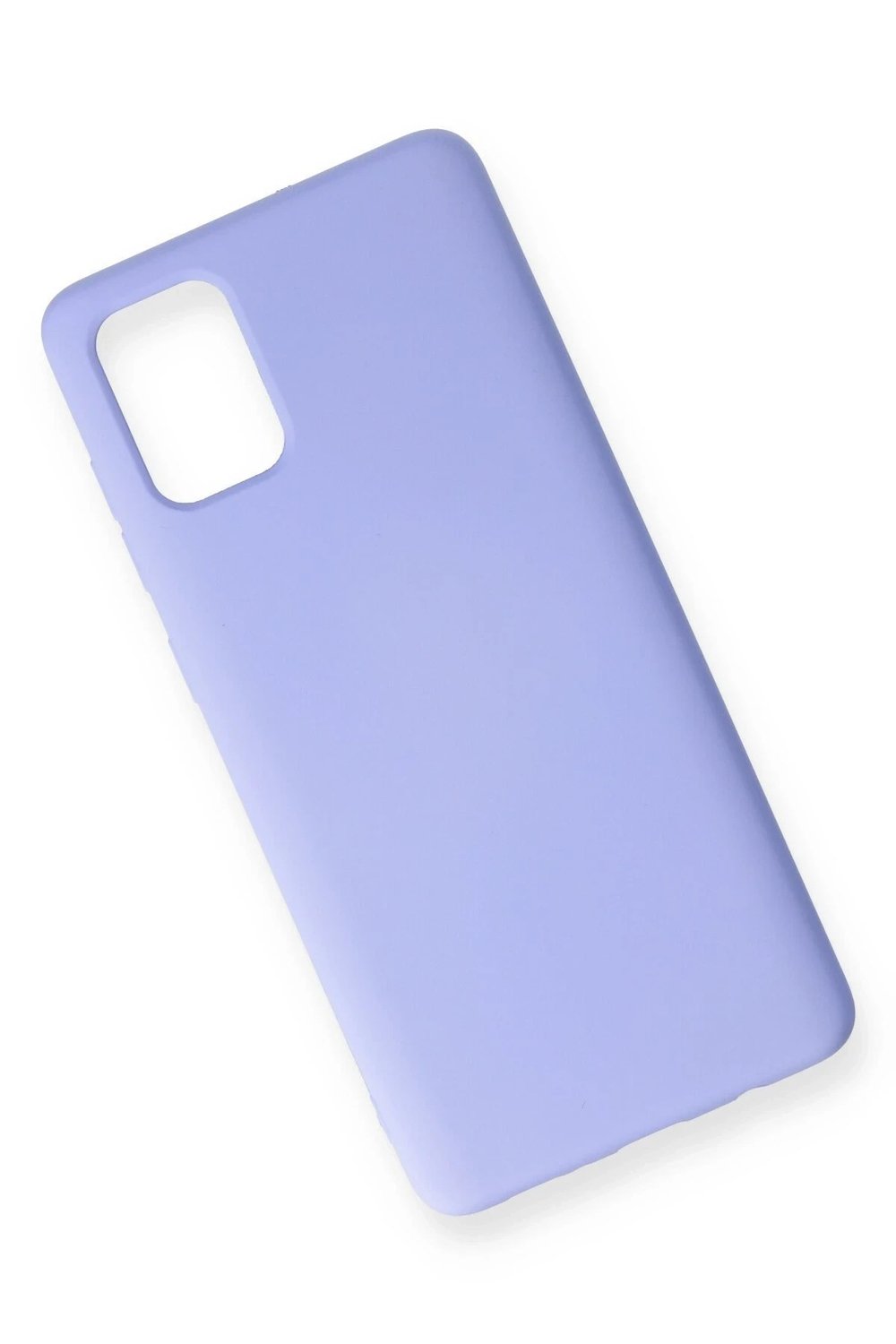 Mey İthalat®  Samsung Galaxy A71 Kılıf Nano içi Kadife Silikon - Lila