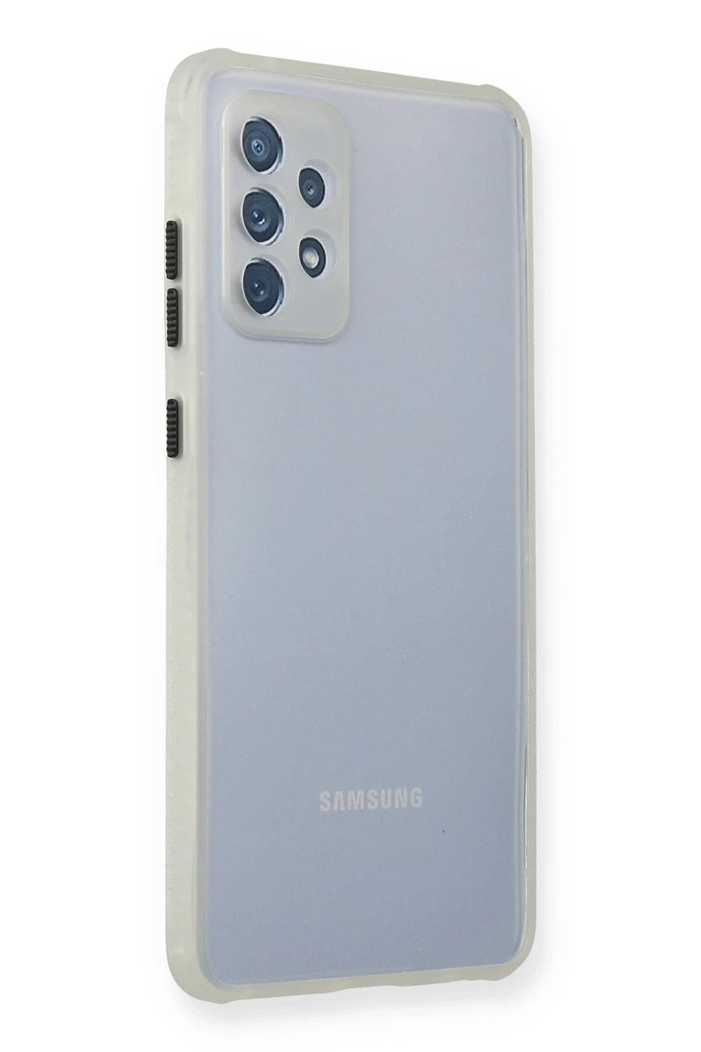 Mey İthalat®  Samsung Galaxy A72 Kılıf Miami Şeffaf Silikon - Şeffaf