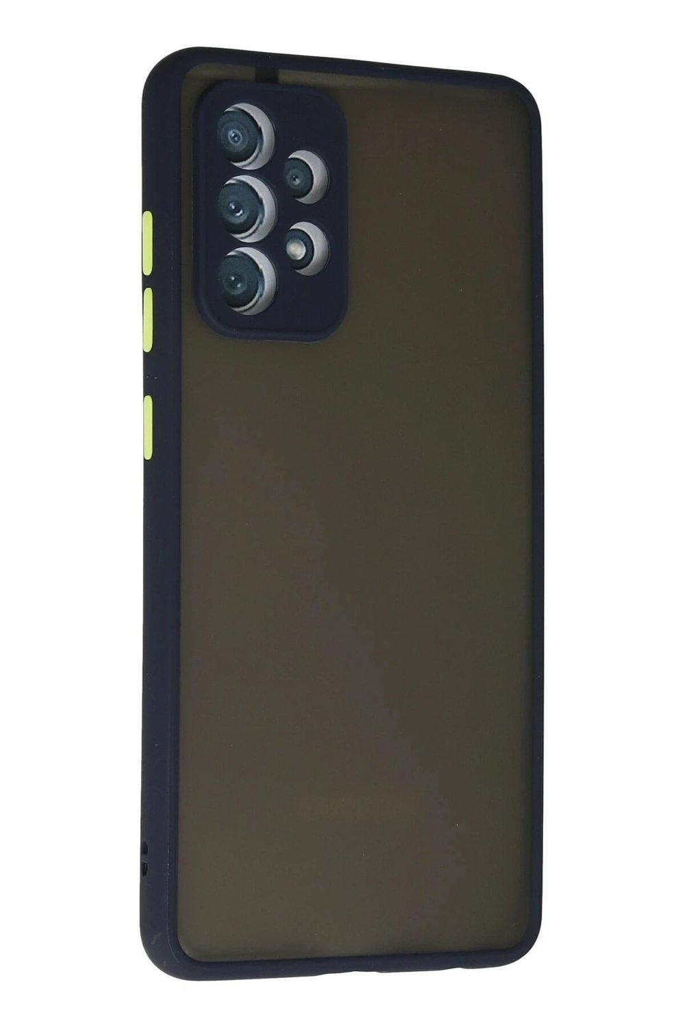 Mey İthalat®  Samsung Galaxy A72 Kılıf Montreal Silikon Kapak - Lacivert