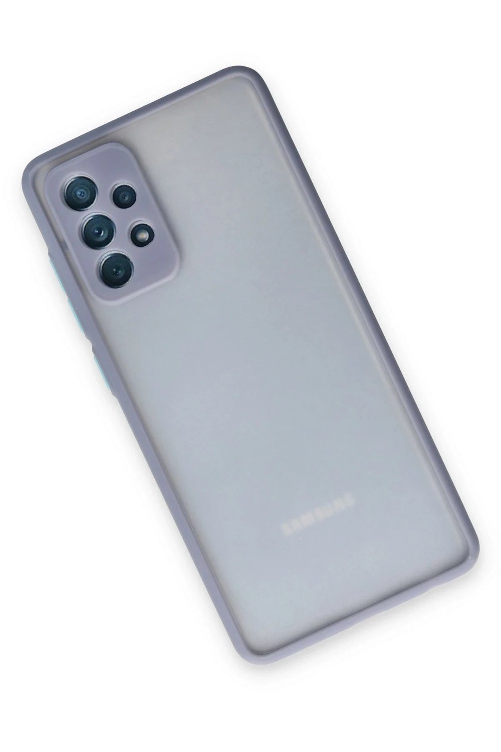 Mey İthalat®  Samsung Galaxy A72 Kılıf Montreal Silikon Kapak - Gri