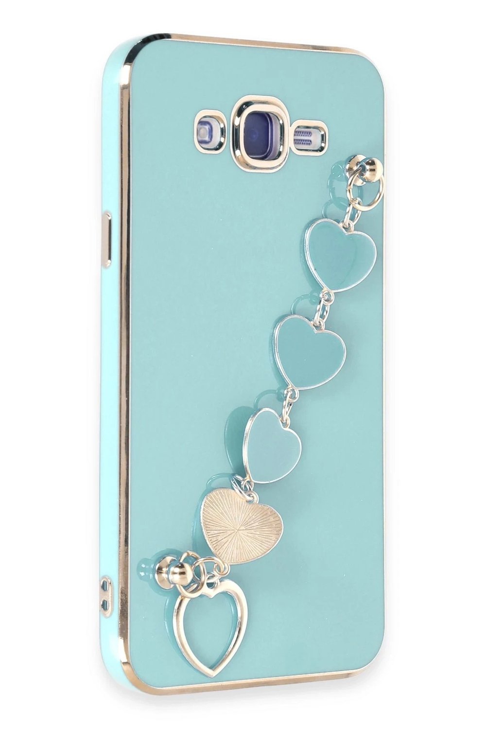 Mey İthalat®  Samsung Galaxy J7 Kılıf Esila Silikon - Su Yeşili