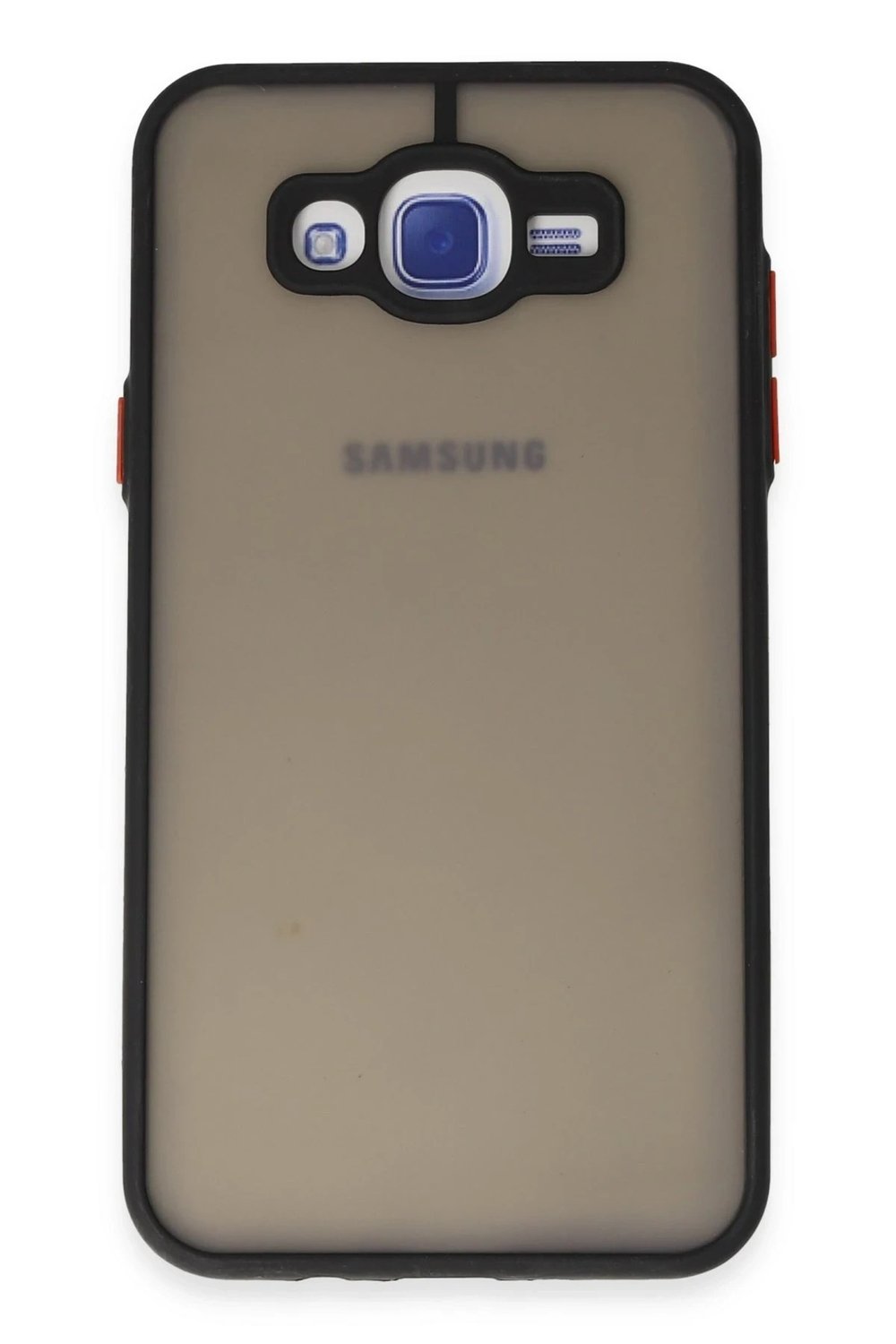Mey İthalat®  Samsung Galaxy J7 Kılıf Montreal Silikon Kapak - Siyah