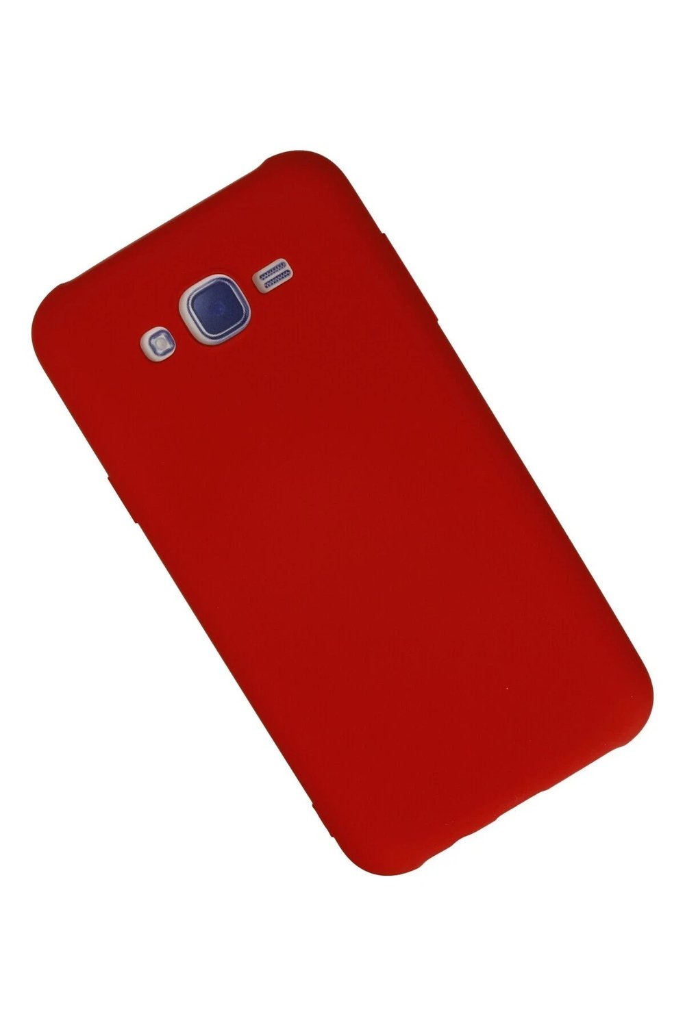 Mey İthalat®  Samsung Galaxy J7 Kılıf Nano içi Kadife Silikon - Kırmızı