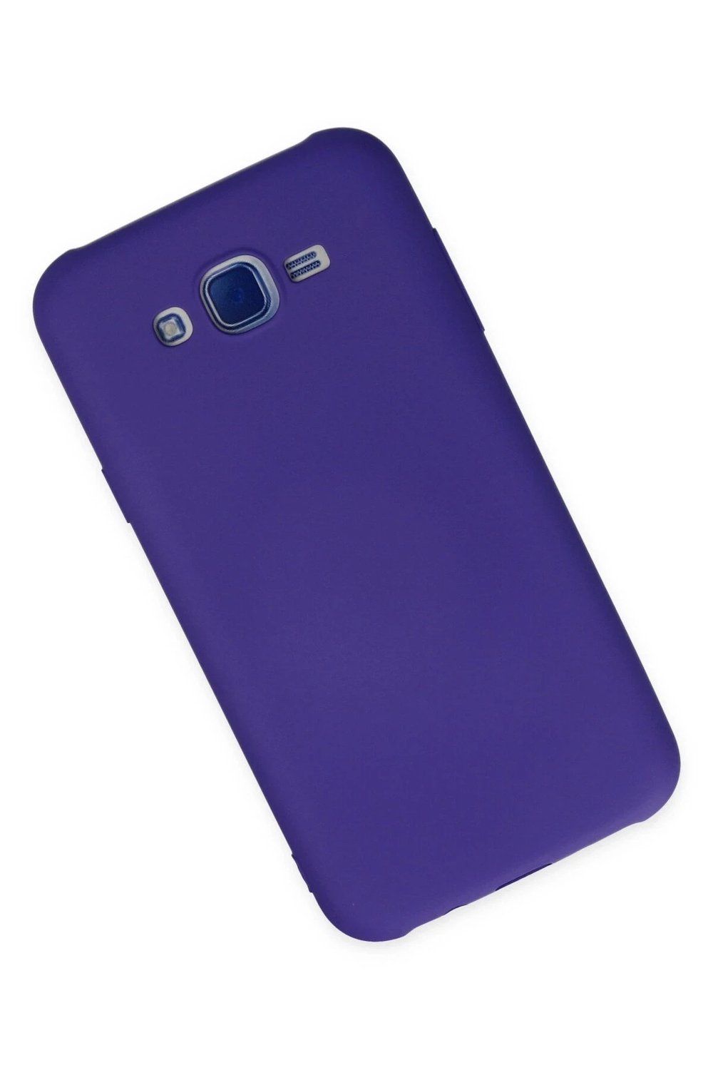 Mey İthalat®  Samsung Galaxy J7 Kılıf Nano içi Kadife Silikon - Mor