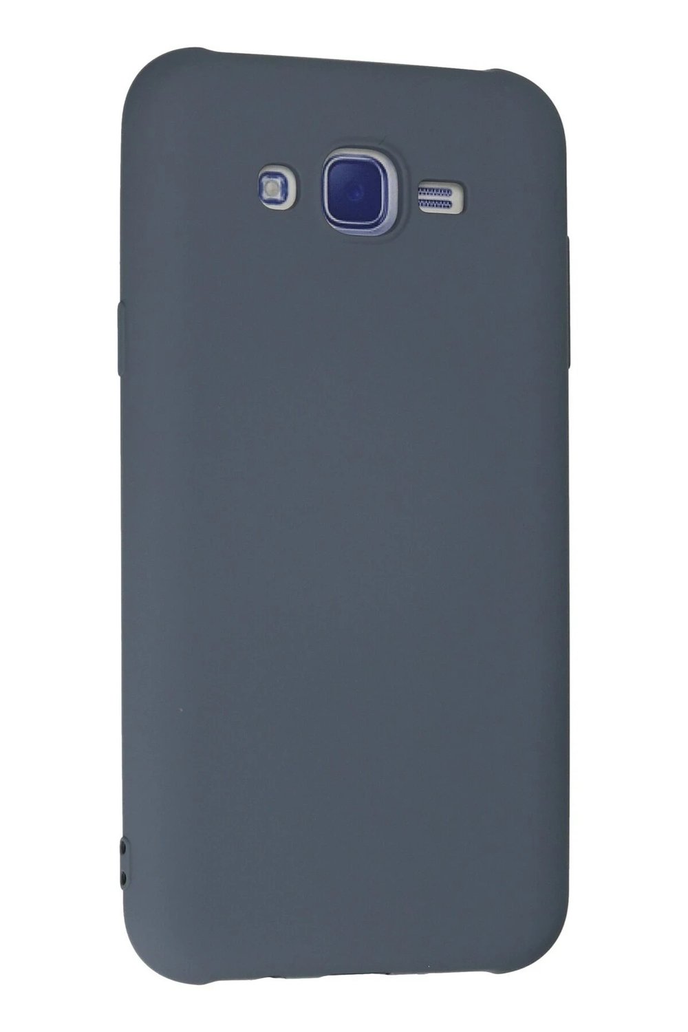 Mey İthalat®  Samsung Galaxy J7 Kılıf Nano içi Kadife Silikon - Gri