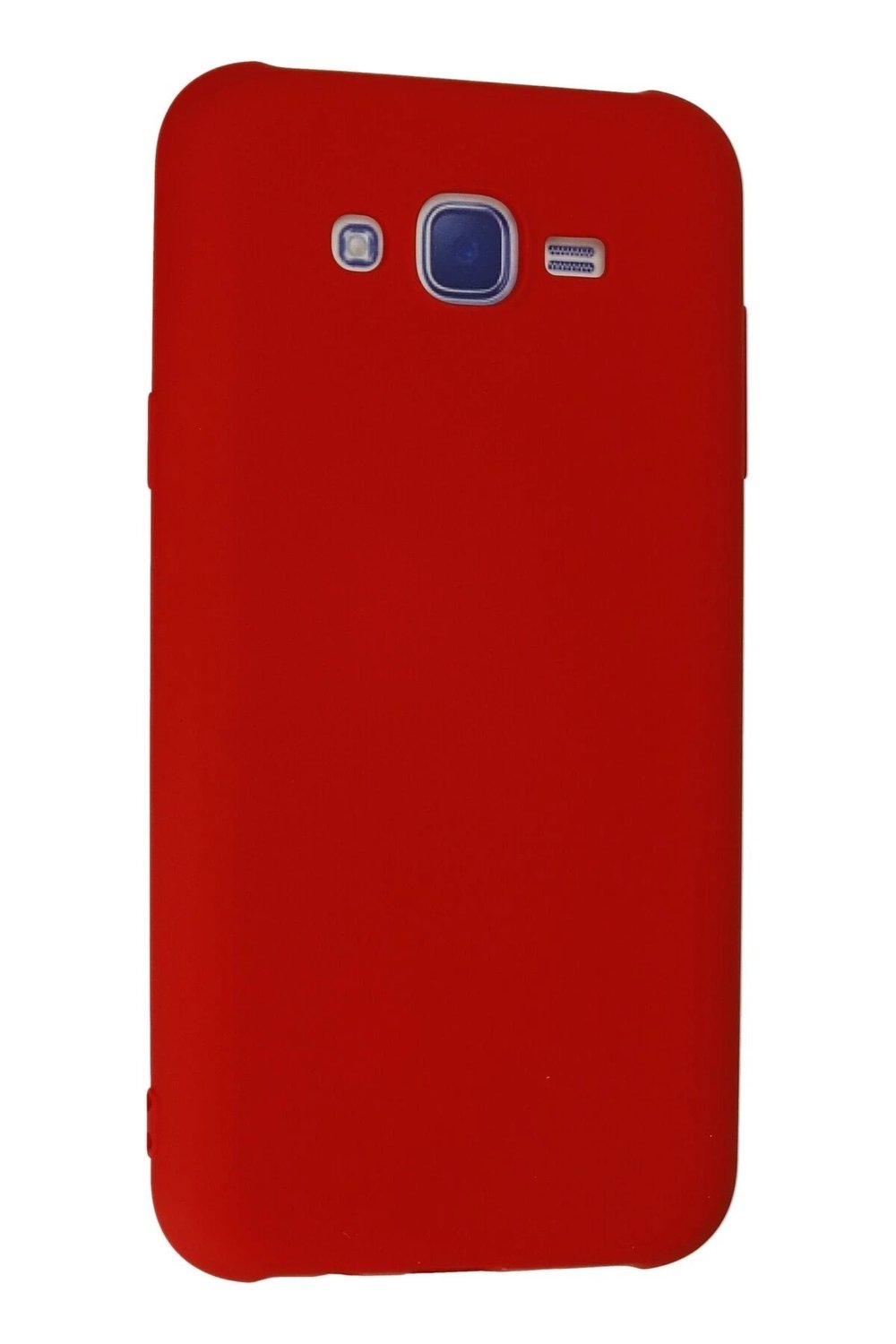 Mey İthalat®  Samsung Galaxy J7 Kılıf Nano içi Kadife Silikon - Kırmızı