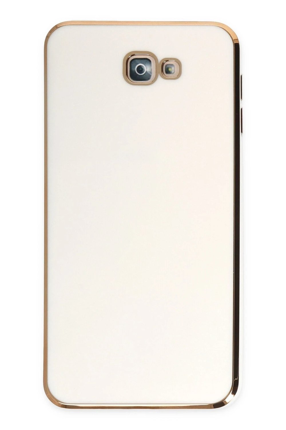 Mey İthalat®  Samsung Galaxy J7 Prime Kılıf Volet Silikon - Beyaz