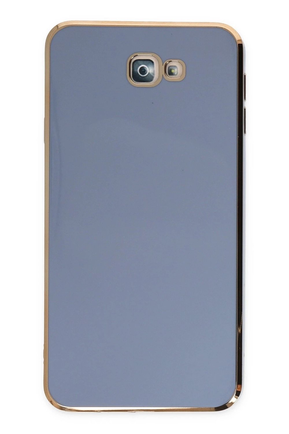 Mey İthalat®  Samsung Galaxy J7 Prime Kılıf Volet Silikon - Mavi