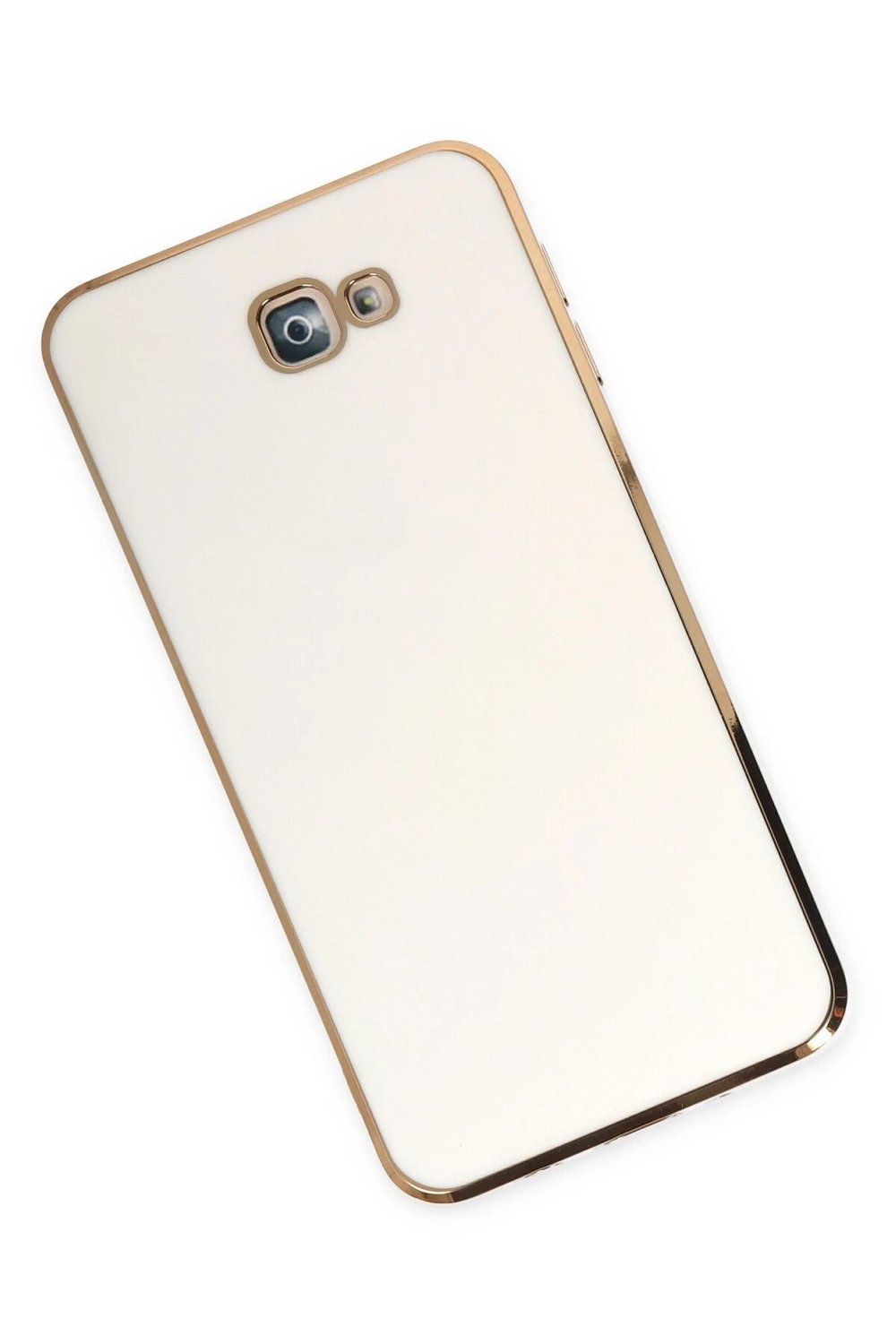 Mey İthalat®  Samsung Galaxy J7 Prime Kılıf Volet Silikon - Beyaz