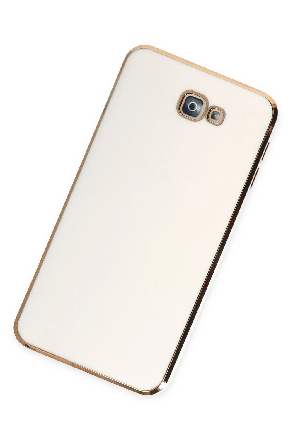 Mey İthalat®  Samsung Galaxy J7 Prime Kılıf Volet Silikon - Beyaz