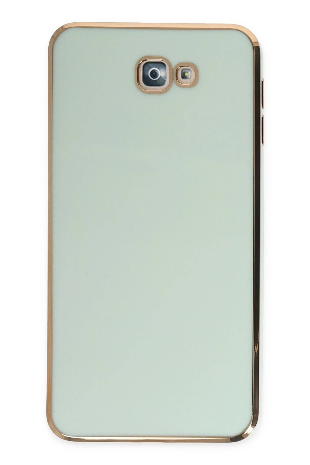 Mey İthalat®  Samsung Galaxy J7 Prime Kılıf Volet Silikon - Açık Yeşil