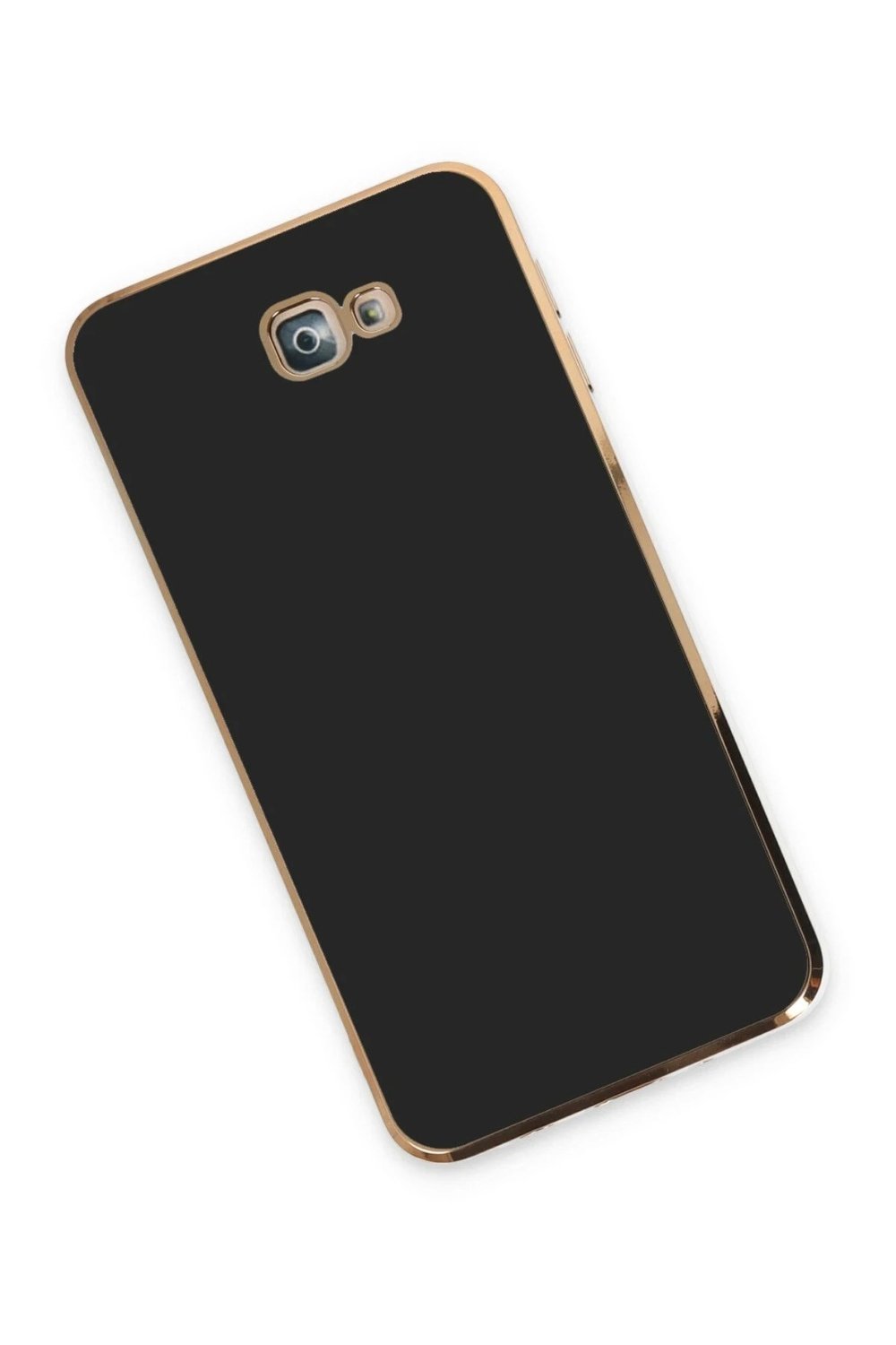 Mey İthalat®  Samsung Galaxy J7 Prime Kılıf Volet Silikon - Siyah