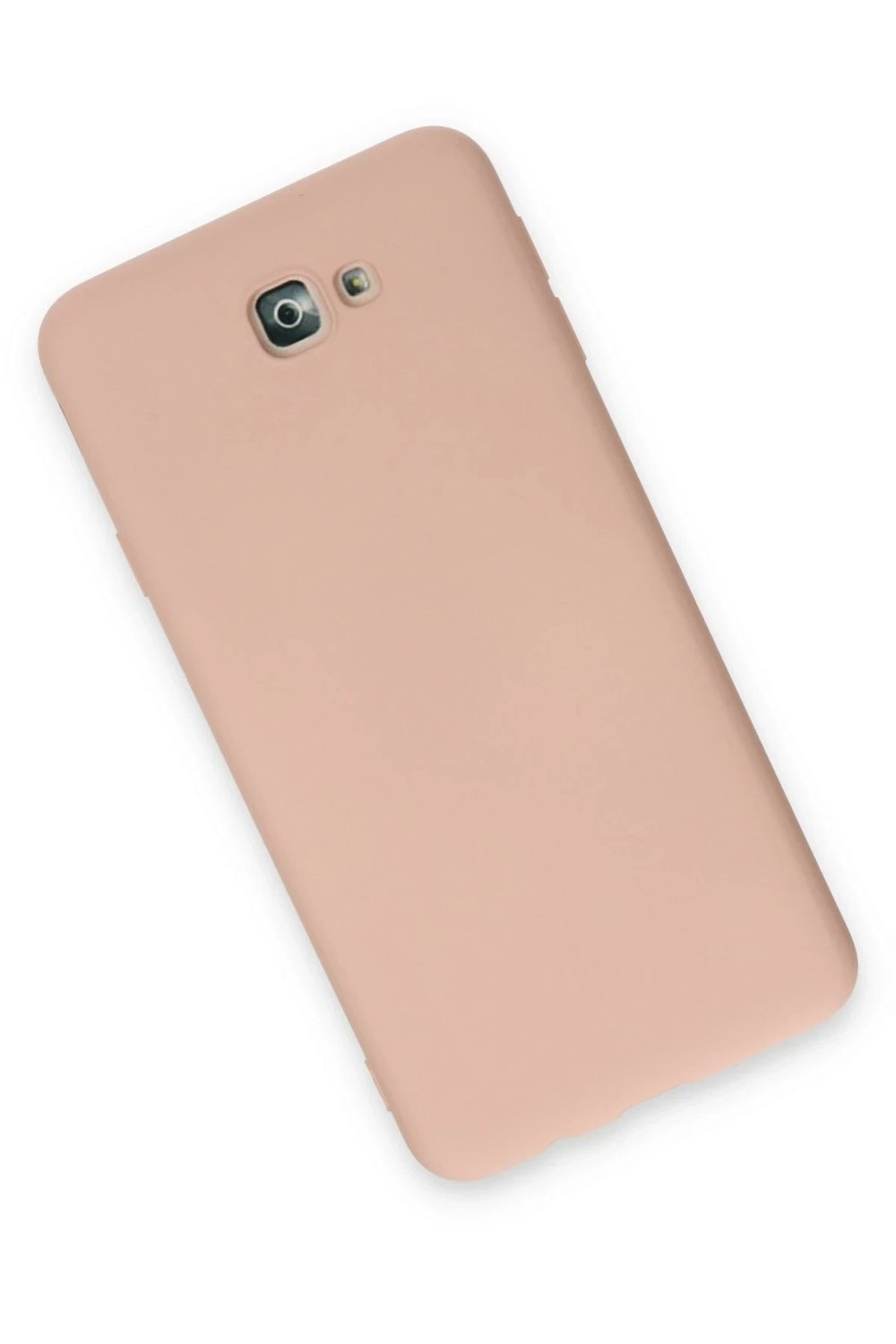 Mey İthalat®  Samsung Galaxy J7 Prime Kılıf Nano içi Kadife Silikon - Pudra