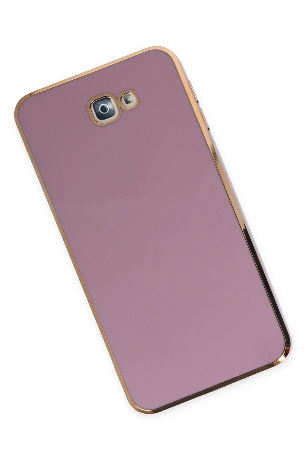 Mey İthalat®  Samsung Galaxy J7 Prime Kılıf Volet Silikon - Mor