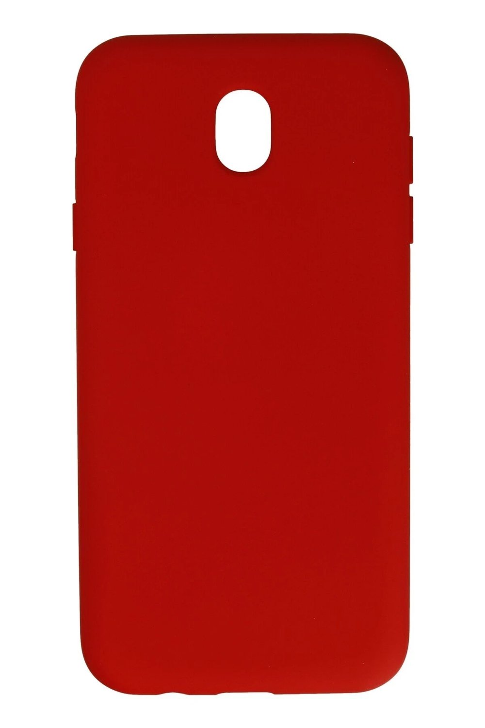 Mey İthalat®  Samsung Galaxy J7 Pro / J730 Kılıf Nano içi Kadife Silikon - Kırmızı