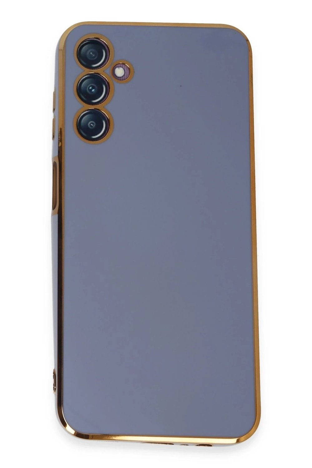 Mey İthalat®  Samsung Galaxy M14 5G Kılıf Volet Silikon - Mavi