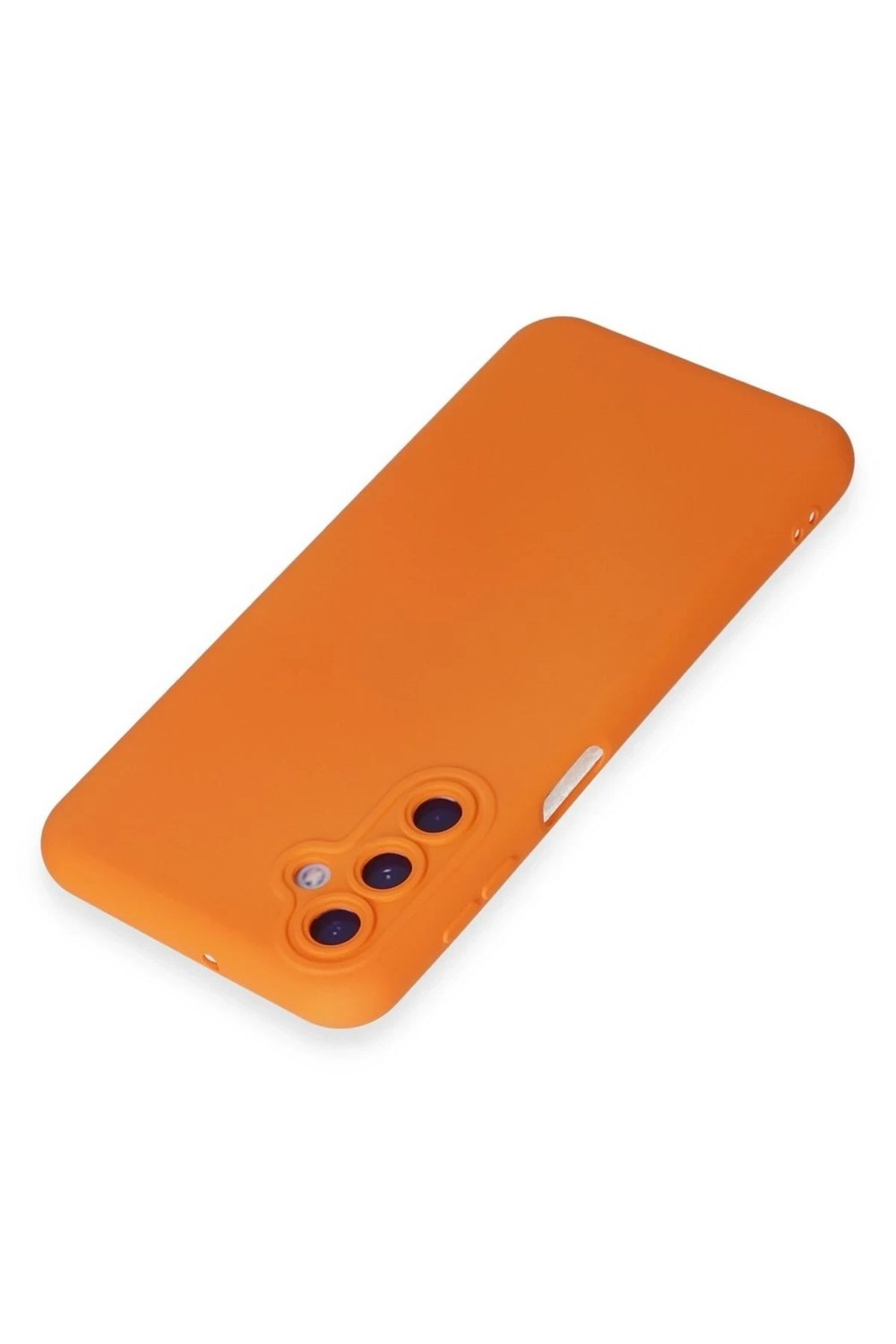Mey İthalat®  Samsung Galaxy M14 5G Kılıf Nano içi Kadife Silikon - Turuncu