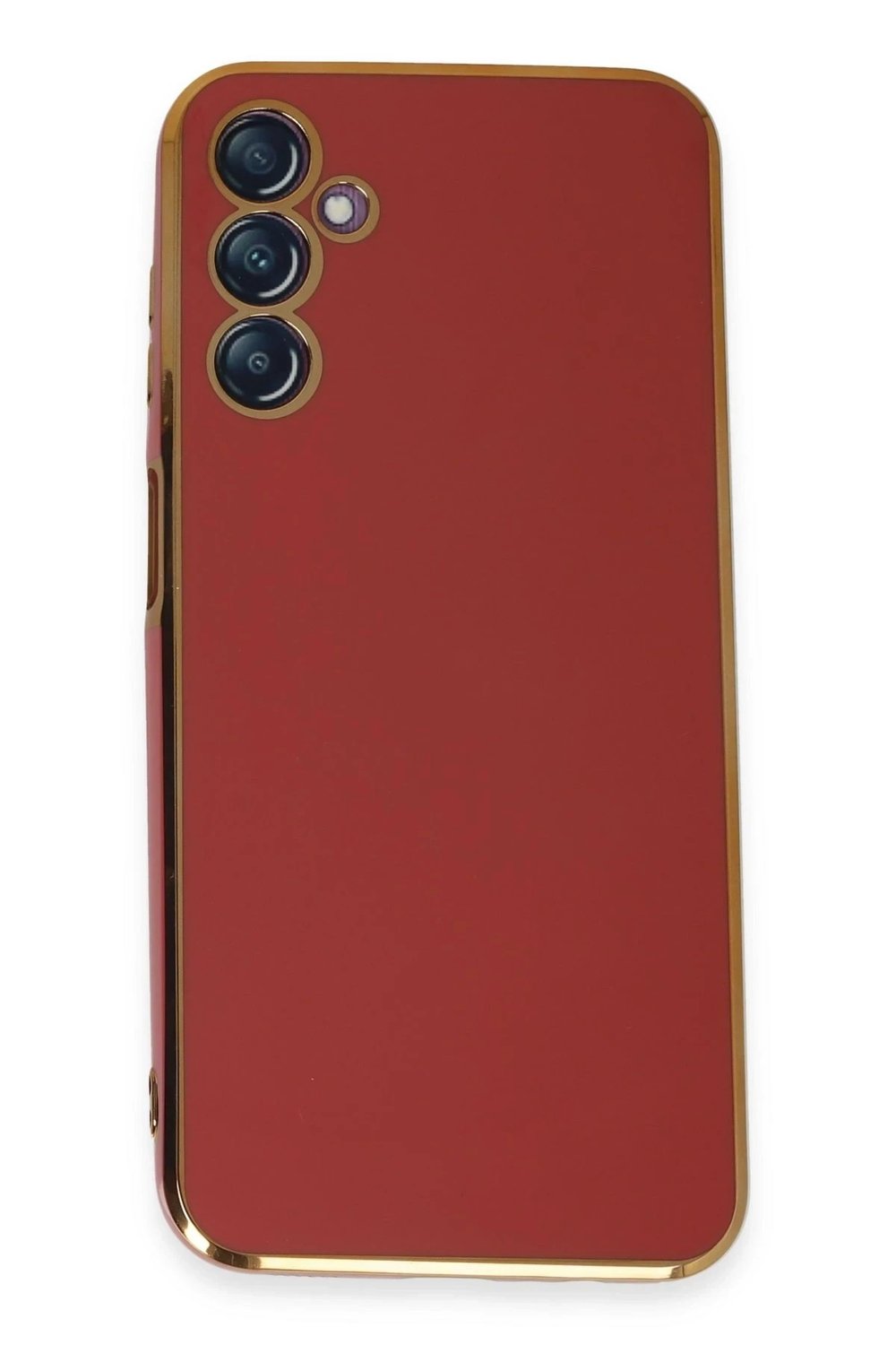 Mey İthalat®  Samsung Galaxy M14 5G Kılıf Volet Silikon - Kırmızı