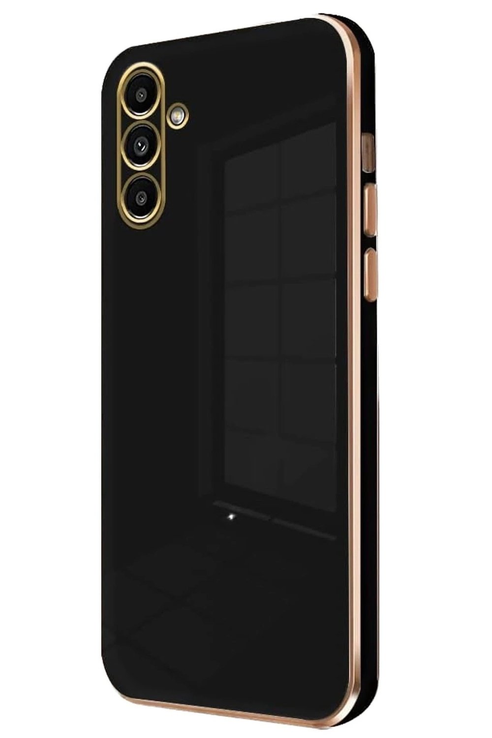 Mey İthalat®  Samsung Galaxy M15 Kılıf Volet Silikon - Siyah