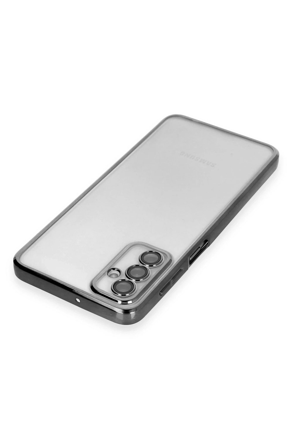 Mey İthalat®  Samsung Galaxy M23 Kılıf  Lensli Silikon - Siyah