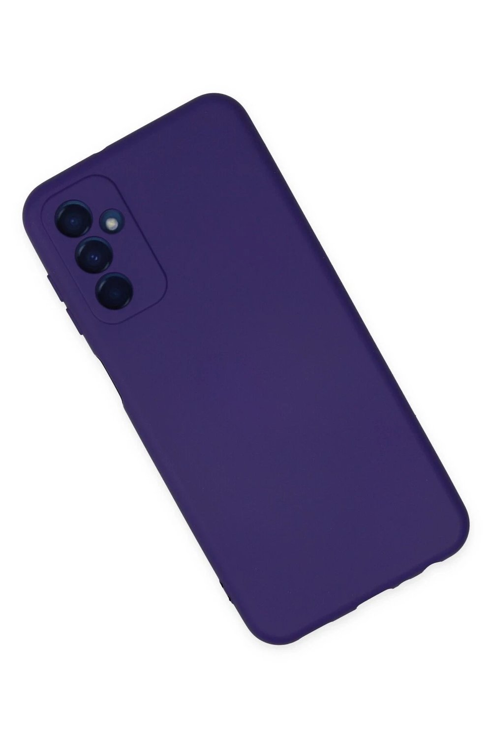 Mey İthalat®  Samsung Galaxy M23 Kılıf Nano içi Kadife Silikon - Mor