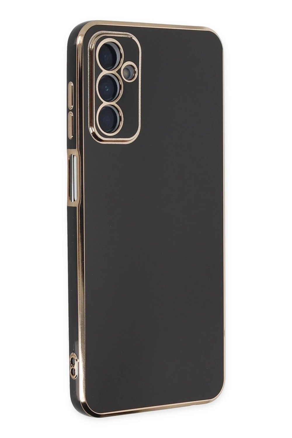 Mey İthalat®  Samsung Galaxy M23 Kılıf Volet Silikon - Siyah