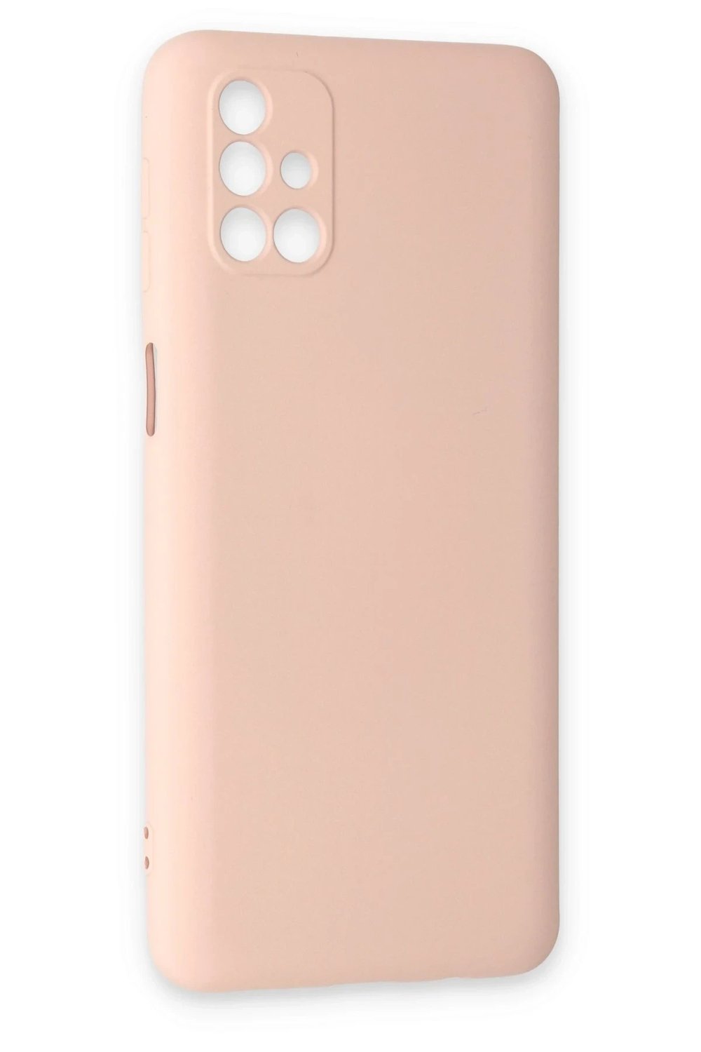 Mey İthalat®  Samsung Galaxy M31S Kılıf Nano içi Kadife Silikon - Pudra